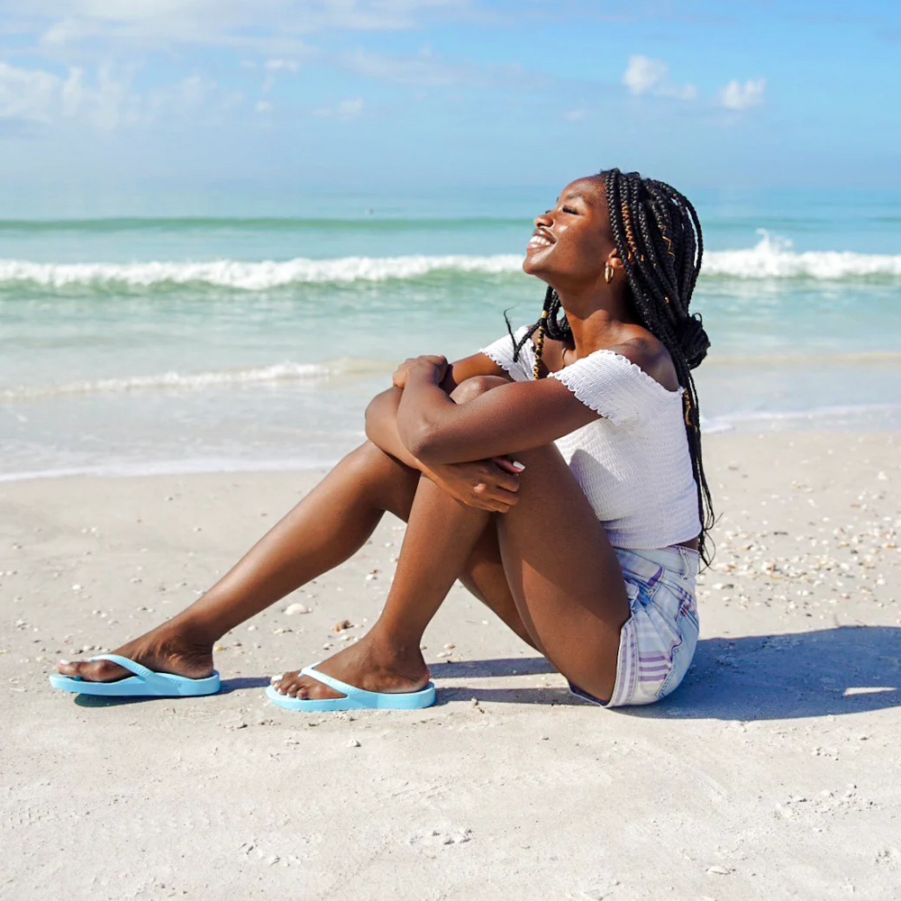  Arch Support Flip Flops - Classic - Sky Blue 