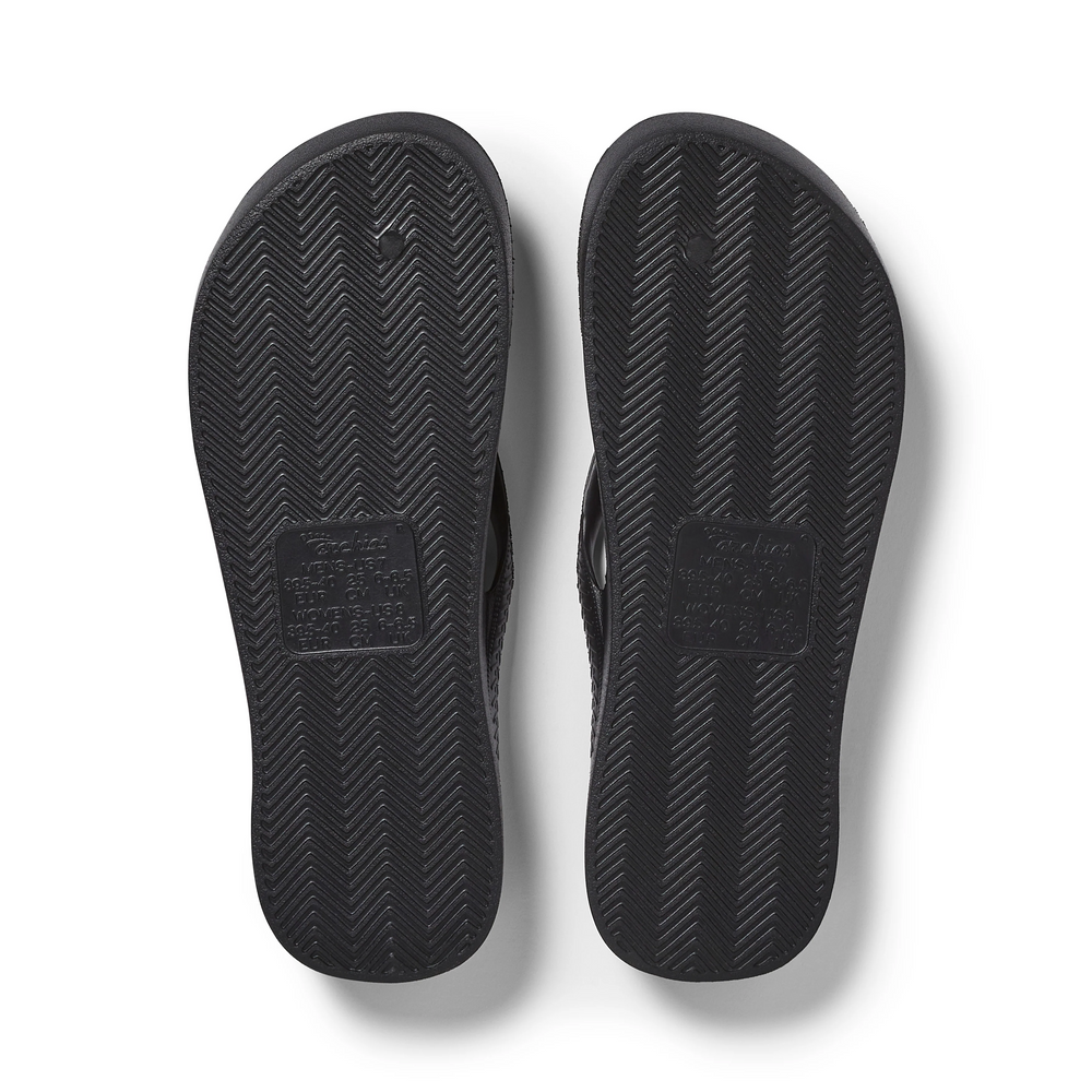  Arch Support Flip Flops - Classic - Black 