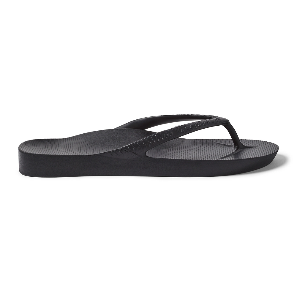  Arch Support Flip Flops - Classic - Black 