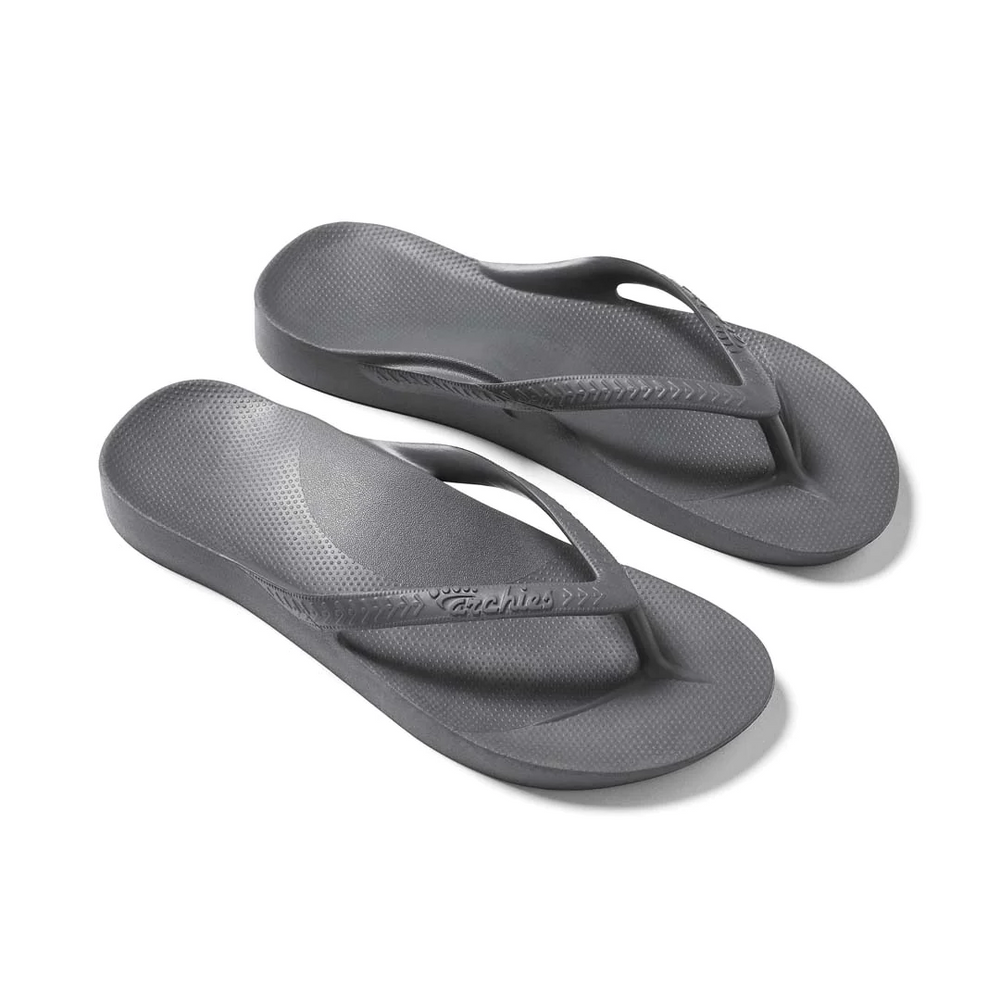  Arch Support Flip Flops - Classic - Charcoal 