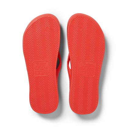 Arch Support Flip Flops - Coral