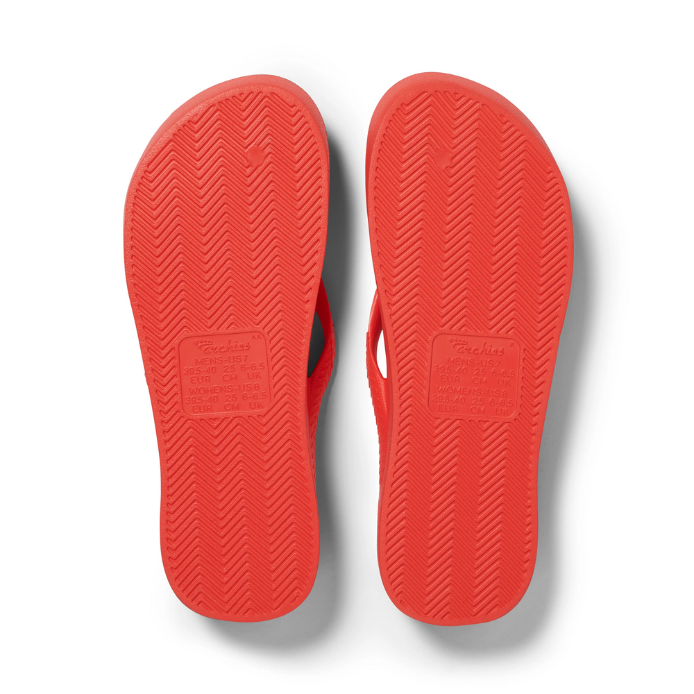  Arch Support Flip Flops - Classic - Coral 