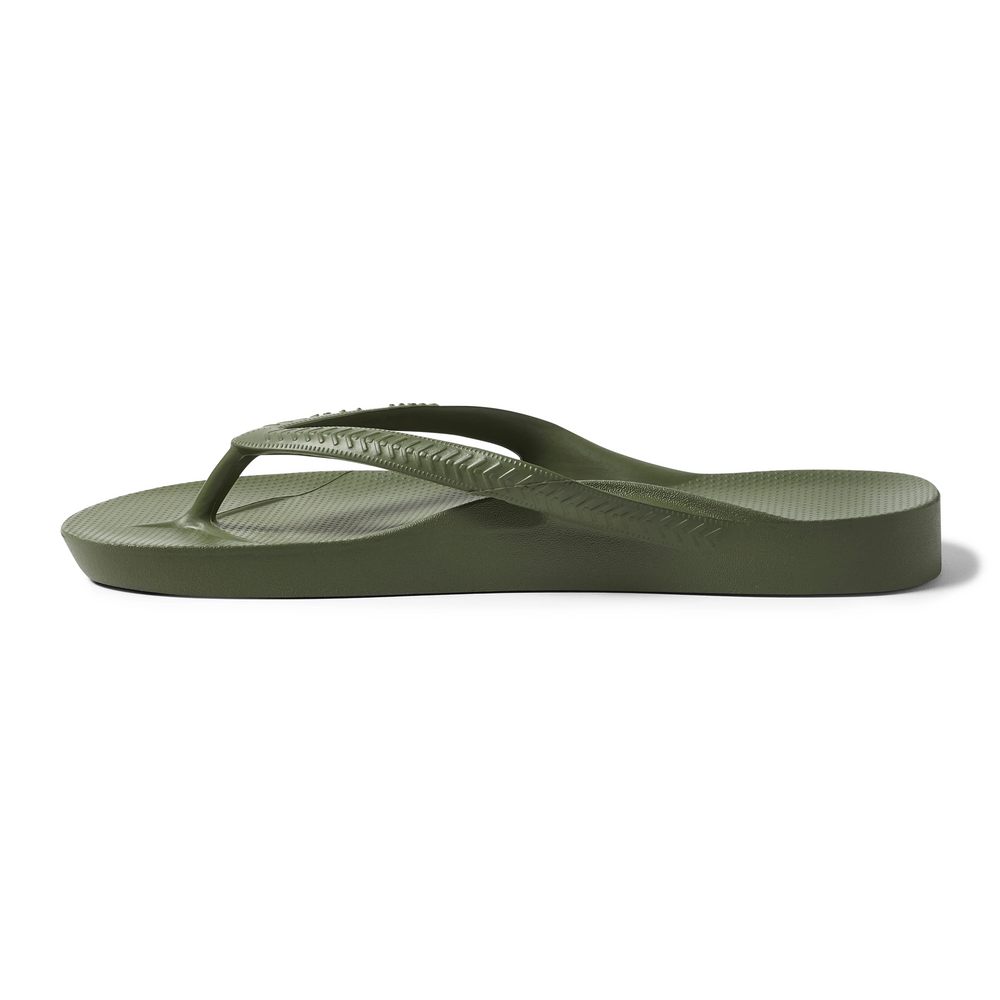  Arch Support Flip Flops - Classic - Olive 
