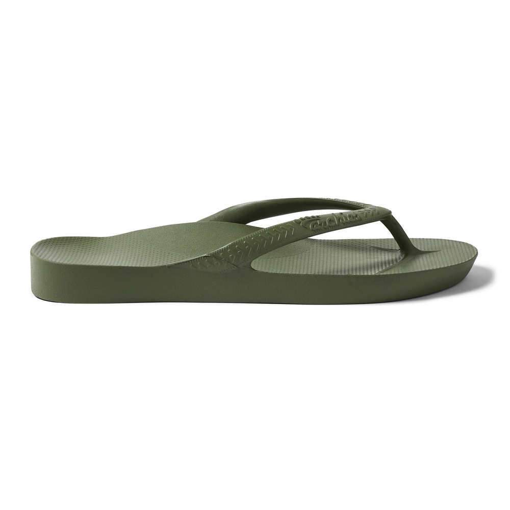  Arch Support Flip Flops - Classic - Olive 