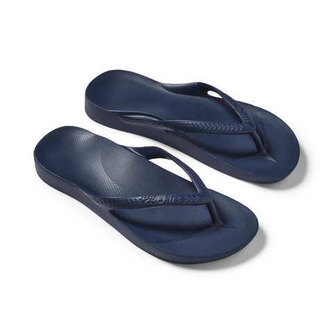 Arch Support Flip Flops - Classic - Navy – Archies Footwear Pty Ltd