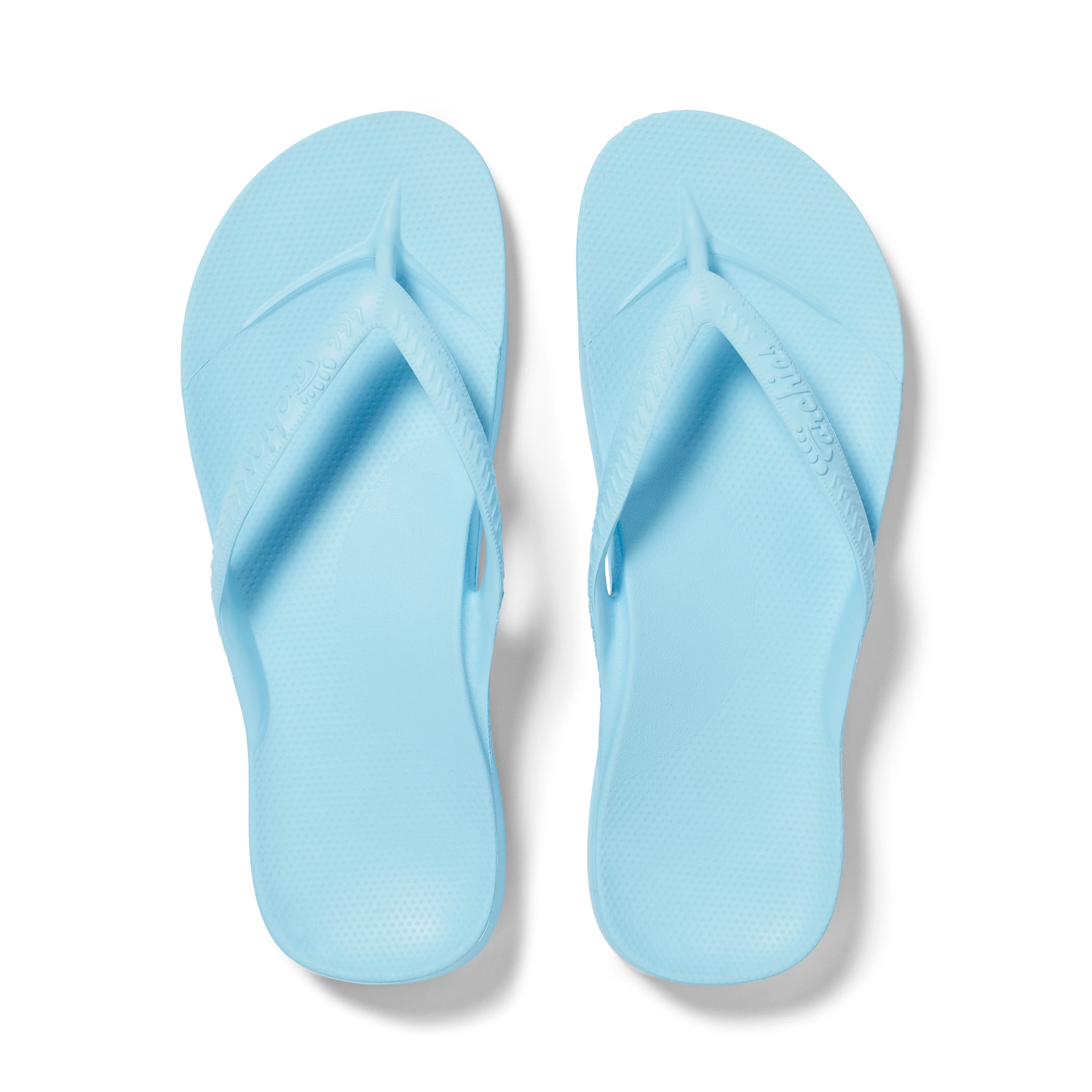 Arch Support Flip Flops - Classic - Sky Blue – Archies Footwear Pty Ltd ...