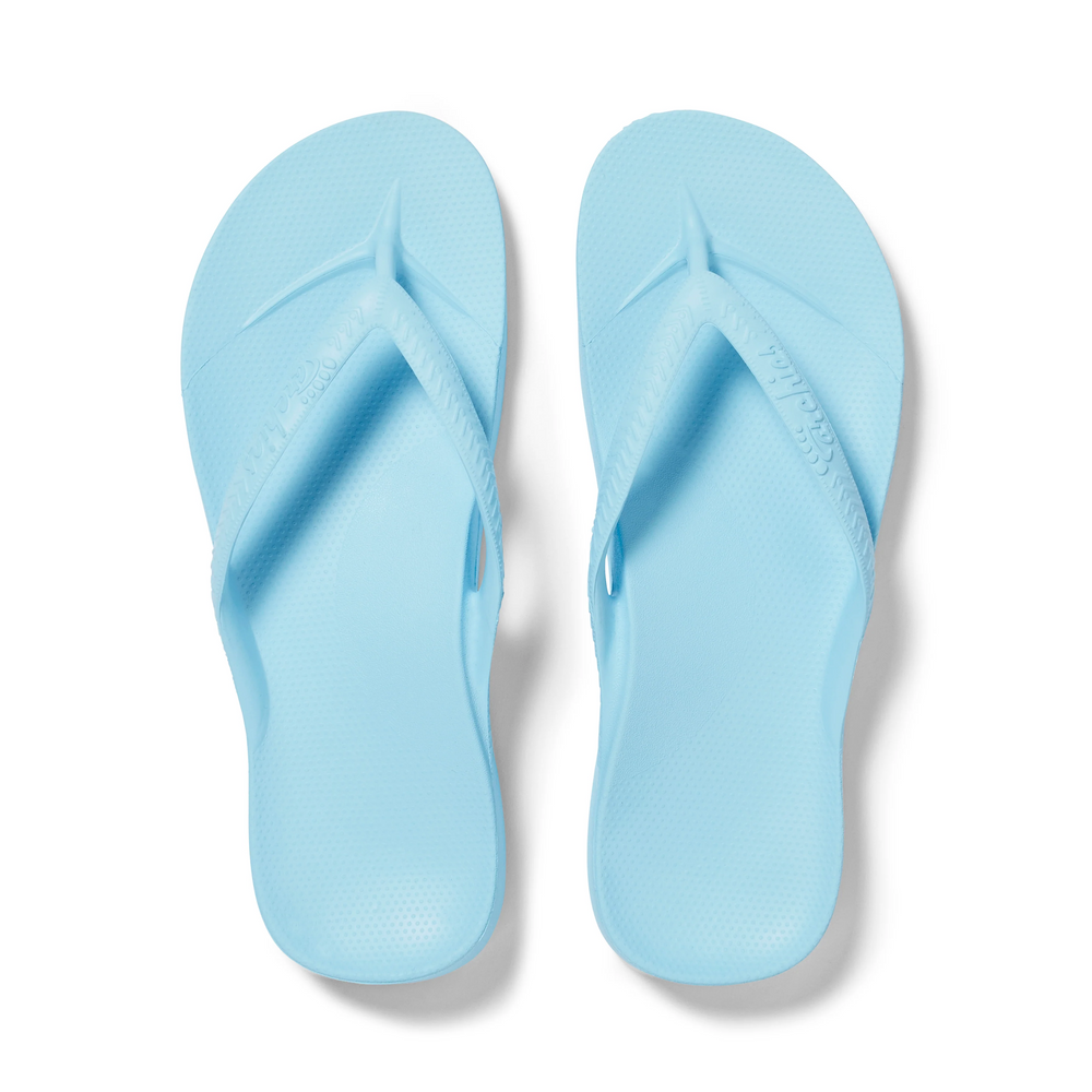  Sky Blue - Arch Support Thongs 