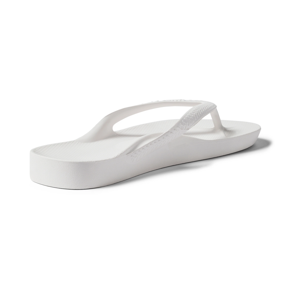  Arch Support Flip Flops - Classic - White 